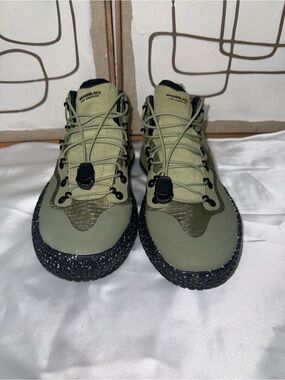 Brandblack Men's Olive Green and Black Sneakers